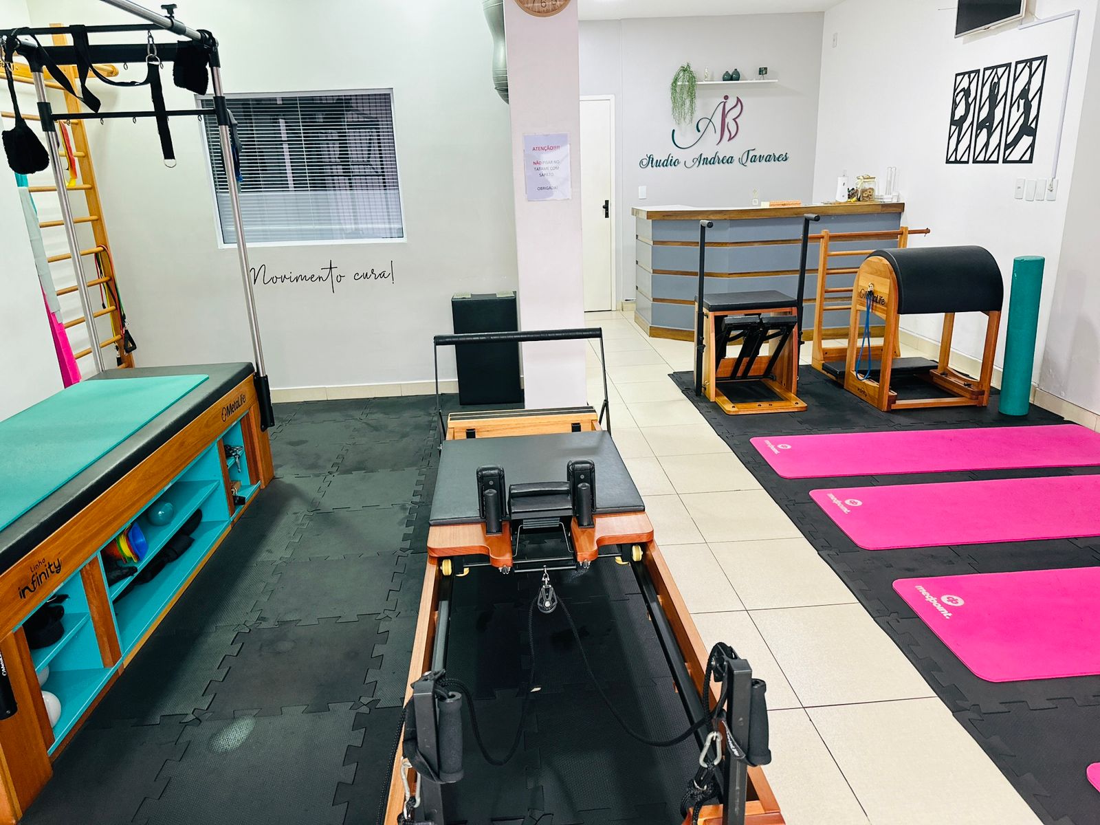 Foto do espaço de Pilates